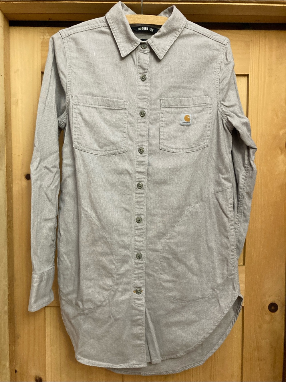 Carhartt Rugged Flex Relaxed Fit Flannel Tunic Dress